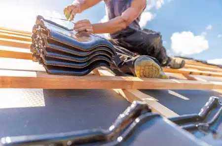 Big Easy Roofing crew performing same-day roof replacement in New Orleans